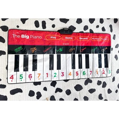 Tapete de dança FAO Schwarz The Big Piano 70" longo funciona muito bem testado Tom Hanks grande - Imagem 1 de 4
