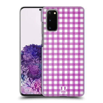 FUNDA TRASERA RÍGIDA HEAD CASE DESIGNS PATRONES GINGHAM PARA TELÉFONOS SAMSUNG 1 Foto 1 de 4