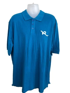 Rocawear Men's Teal "R" Short Sleeve Polo Size 2XB - Picture 1 of 3