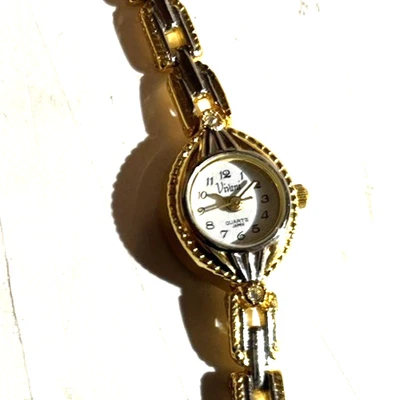 Reloj Vivani Vintage Mujer Tono Dorado Esfera Redonda Foto 1 de 4