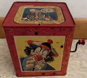 Vintage Matty Mattel Jack in the Box Clown Not Working For Display Only - Picture 1 of 8