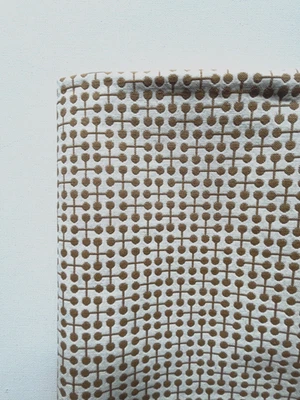 Jonathan Adler  Braque  Toffee  Designer Fabric Remnant 24x24" - Image 1 of 2