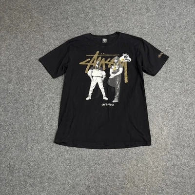 Stussy X Yo! MTV Raps T Shirt Size Large Eric B & Rakim - Image 1 of 4