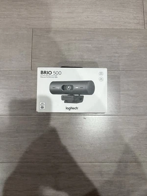 Authentic Logitech Brio 500 Full HD Webcam with HDR BLACK (960-001493) Brand New - Image 1 of 4