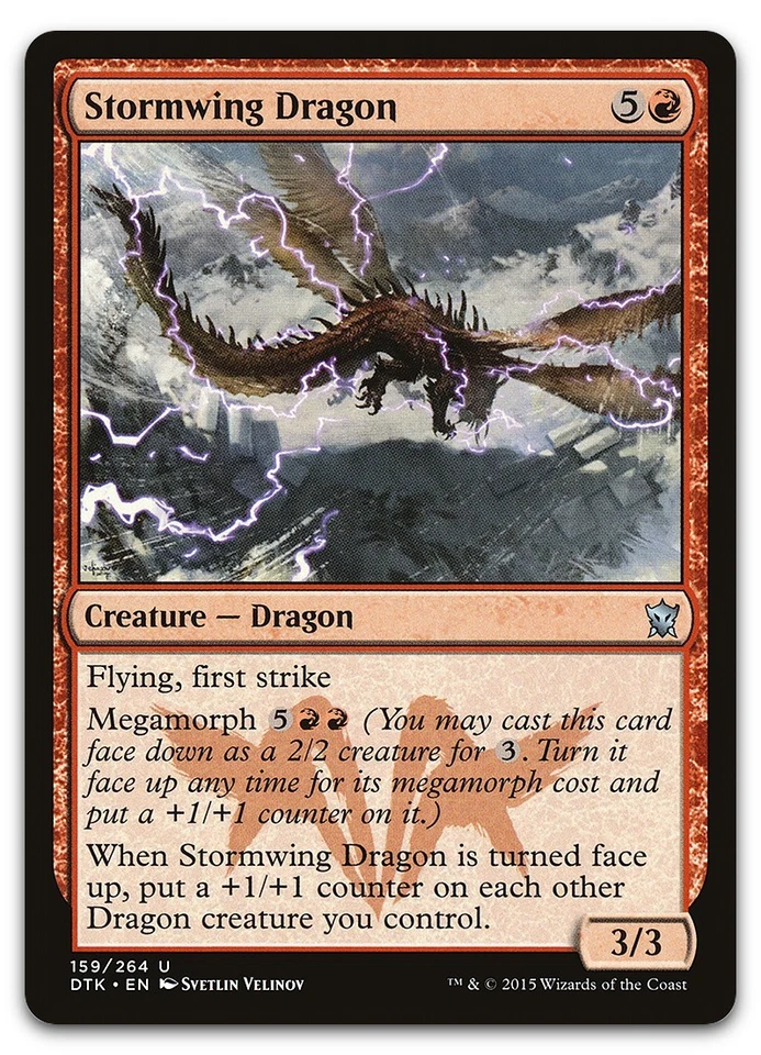 Stormwing Dragon #159 (NM) Dragons of Tarkir DTK Magic MTG - Image 1 of 1