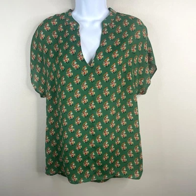 Top túnica Cabi Cottagecore floral Stevie Popover Xsmall Country colorido oficina Foto 1 de 4