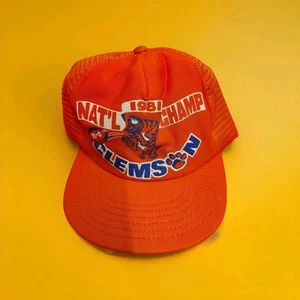 Clemson 1981 National Champions Vintage Baseball Cap - Picture 1 of 5