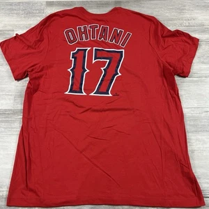Los Angeles Angels MLB Shohei Ohtani Nike T-Shirt Red Men's Size XL Baseball NWT - Picture 1 of 8