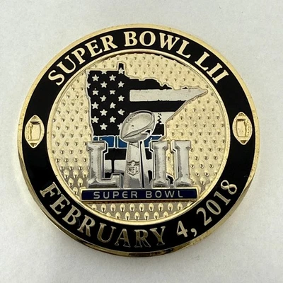 NFL 2018 Super Bowl LII Champions Coin Minnesota State Patrol Collectible RARE - Image 1 of 4