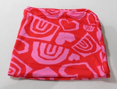 Manta Lovey Muse Threads Baby Bambú Estampado CG2 Corazones y Arco Iris 20"x20" Foto 1 de 4