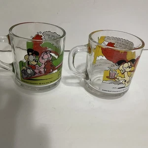 2 tazas Garfield de colección promoción McDonald’s 1978/80 excelente estado - Imagen 1 de 6