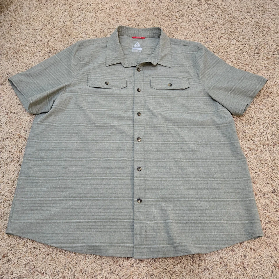 Prenda para el torso de manga corta con botones XXL Gerry Outdoor Clothing para hombre Foto 1 de 4