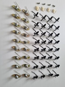 68 JUEGO DE CLIPS DE MOLDURA LATERAL CHEV IMPALA NUEVO 1968 2 PUERTAS MOLDEADO SS - Imagen 1 de 1