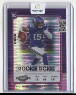 2021 Panini Contenders Optic Rookie Ticket Ihmir Smith-Marsette /26 #68 - Image 1 of 2