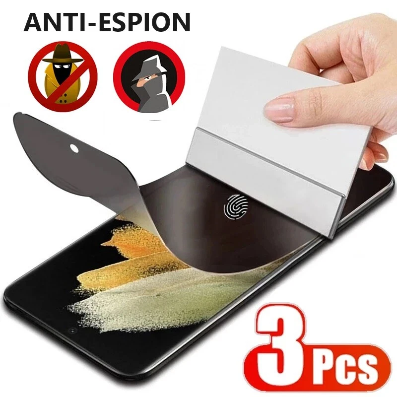 Film Protection ANTI-ESPION Hydrogel SAMSUNG GALAXY S25 S24 S23 S22 S21 S20... - Photo 1/4