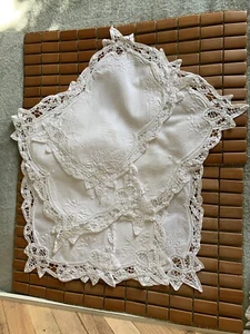 Vintage Lot Of Six rectangle Doilies napkins - Picture 1 of 7