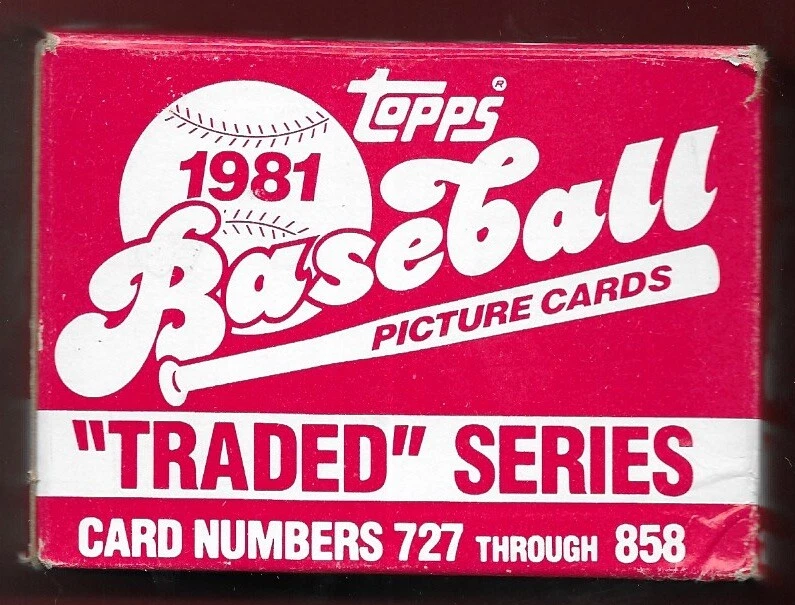 1981 Topps Traded Baseball Cards Pick from list complete your set mostly NM - Image 1 of 1