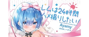 Re:zero full color fanbook A4/32P Rem's Lovey-Dovey Life 24 Hours w/ file folder - Picture 1 of 3