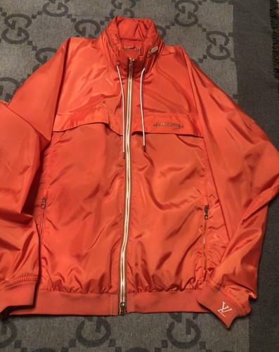 LOUIS VUITTON（LV） GIACCA FRANGIVENTO 100% AUTENTICA LOUIS VUITTON CITRUS ARANCIONE TAGLIA 50