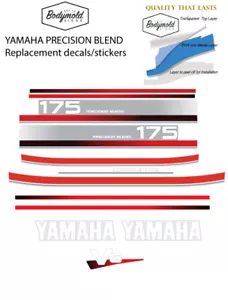 YAMAHA 175hp PRECISION BLEND replacement outboard decals - Picture 1 of 2