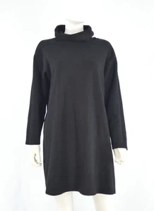 Marks And Spencer Jumper Dress Longline Sweater Roll Neck Oversized Size UK 14 - Picture 1 of 12