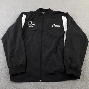 Bayer Leverkusen Mens Jacket XL Black White Windbreaker Training Top Football - Picture 1 of 15
