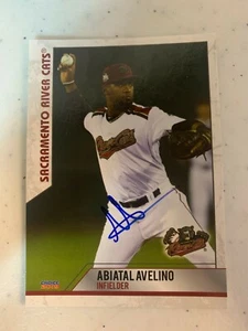 Abiatal Avelino 2019 Signed Team Card In Person - Picture 1 of 1