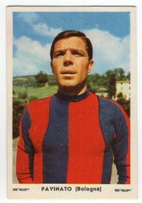 FOOTBALLER CARD FIGURE CARDBOARD STEF 1964/65 BOLOGNA PAVINATO