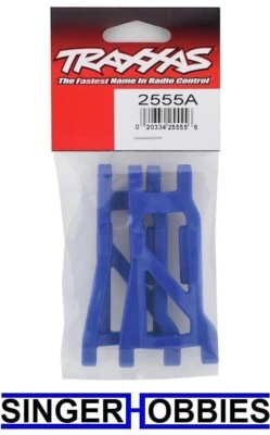 Traxxas 2555a Suspension Arms Rear HD 2 BLUE NITRO Rustler/Stampede, Slash TRA1 - Image 1 of 2