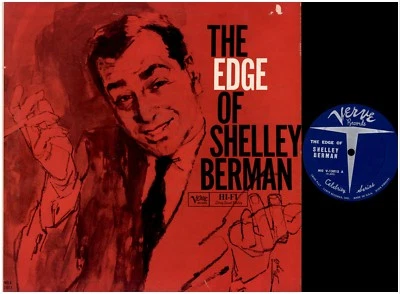 SHELLEY BERMAN The Edge Of  1960 VERVE MONO 33 1/3 1ST PRESSING VINYL LP RECORD - Image 1 of 3