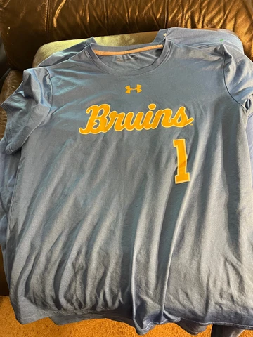UCLA Bruins Under Armour Large 100% polyester baseball t shirt jersey Cover