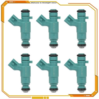 Set of 6 Fuel Injectors For 2001-2003 Dodge Stratus Intrepid Chrysler Sebring Foto 1 de 4