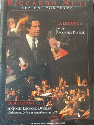 Riccardo Muti Lezioni Concerto DVD Dvorak, Sinfonia n. 5 in Fa maggiore op. 70 - Immagine 1 di 2
