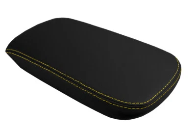 Se adapta a 11-14 Chrysler 200 PVC Cuero Consola Tapa Pull Over Cubierta Puntada Amarilla Foto 1 de 4