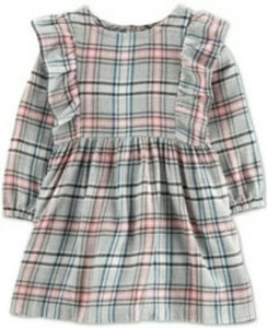 Carter's Baby Girls Size 9 Months 2-Piece Plaid Dress And Bloomers Set NWT $34 - Picture 1 of 1