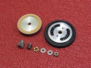 Vintage Team Associated RC10T Stealth 87T Spur Gear, Slipper Clutch, Hub. #0352 - Picture 1 of 9