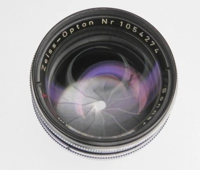 Contax RF Carl Zeiss 50mm f1.5 Sonnar Opton T*  #1054274 - Image 1 of 4