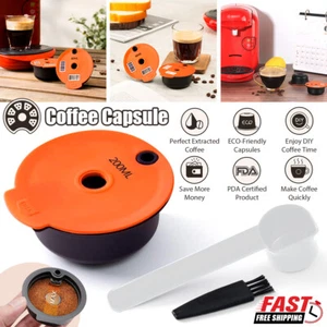 60-220ML Refillable/Reusable Coffee Capsule Pods Cups For Bosch Tassimo Machine - Picture 1 of 27