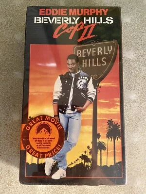 Beverly Hills Cop 2 Promo Sticker New Factory Sealed VHS Mint - Image 1 of 4
