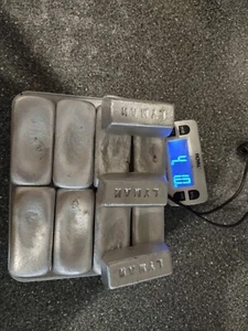 Aluminum Ingots For Casting 4 +  Pounds, Hand Poured,  Free Shipping  - Picture 1 of 2