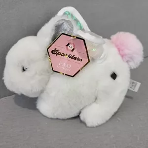 FAO Schwarz Sparklers Bunny Plush with Fairy Wings Rabbit * Read Description* - Picture 1 of 8