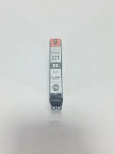 Cartucho de tinta negro original genuino Canon 221 BK - suelto sellado sin caja - nuevo - Imagen 1 de 7