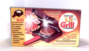 NEW! Vintage Farberware Lil Grill Round /Square Reversible Non-Stick~NEVER USED! - Picture 1 of 6