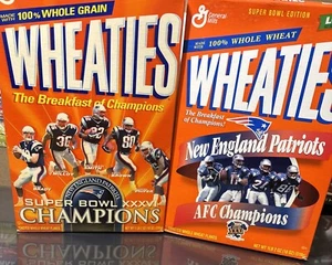Tom Brady Super Bowl Xxxvi Wheaties, Patriots AFC Champions (2 insgesamt) - Bild 1 von 7
