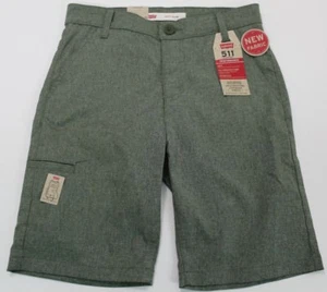 NWT Boys LEVI'S 511 Performance Slim Shorts UV Protection Size 14 Reg. W27 - Picture 1 of 5