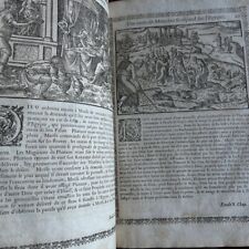 HUGE Figures des histoires la Sainte Bible Antique book, ILLUSTRATED RARE 1638