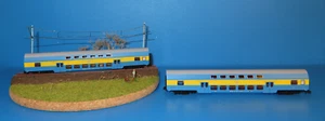 Juego de 2 vagones de pasajeros Kuehn 91185 vía N doble piso Bdhp. el PKP en embalaje original#7551 - Imagen 1 de 10