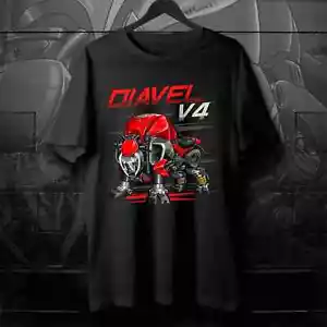 Ducati Diavel V4 Motorcycle T-Shirt for Riders - Picture 1 of 5