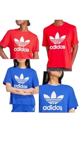 adidas Originals Womens Trefoil Boxy T-Shirt - Picture 1 of 17