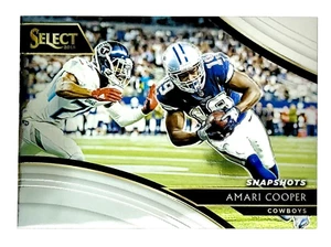 2018 Panini Select Snapshots Amari Cooper Dallas Cowboys - Picture 1 of 2